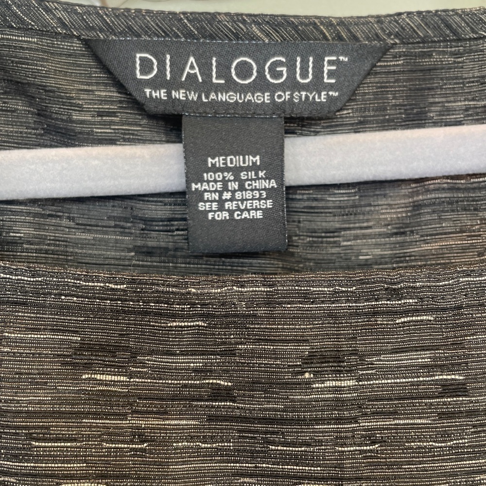 Dialogue Silk Tunic Jacket and Shell Lightweight … - image 9